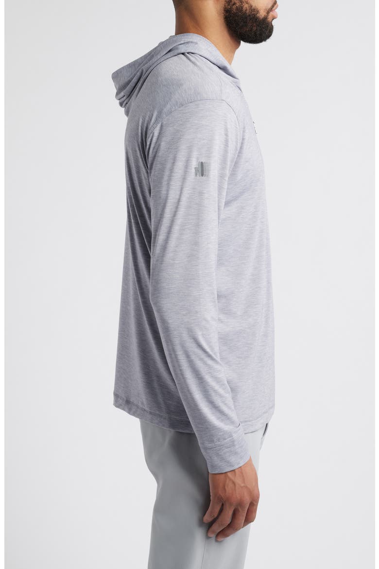 Welsey Performance Half Zip Hoodie, Alternate, color, SEAL