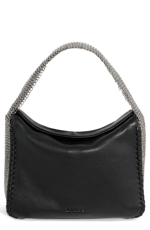 Chain Mail Handle Handbag