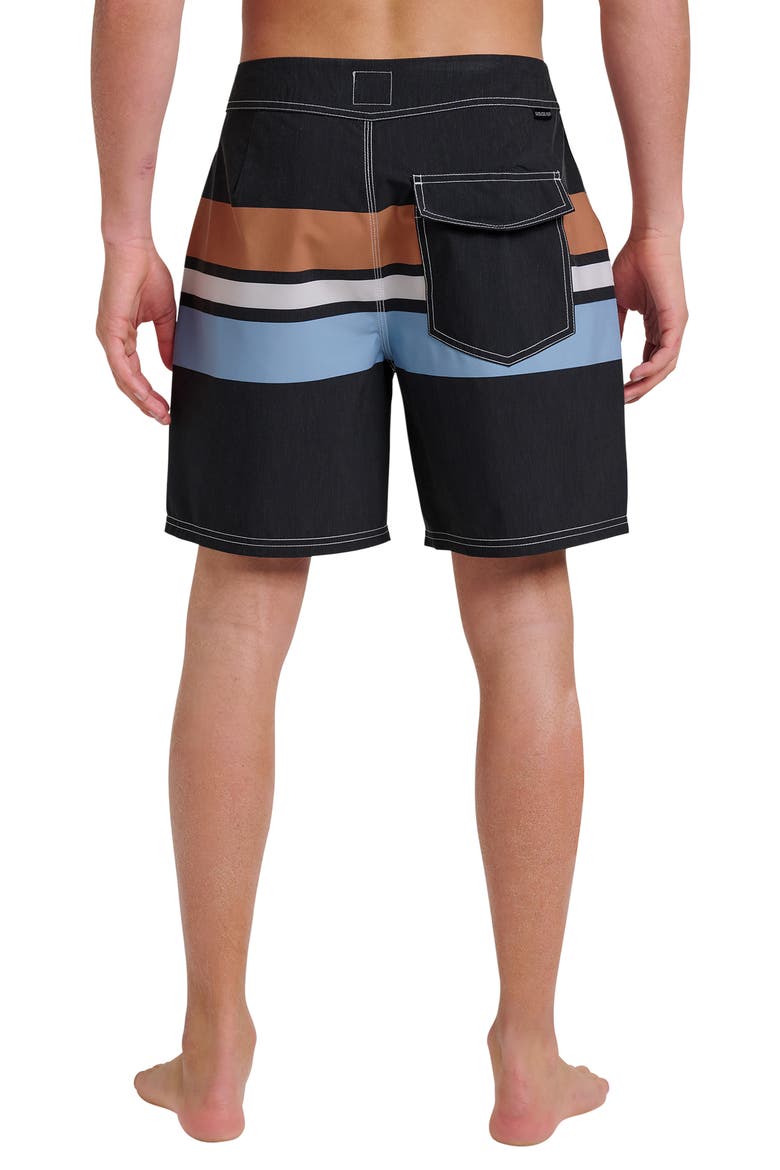 Original Straight Board Shorts, Alternate, color, BLACK