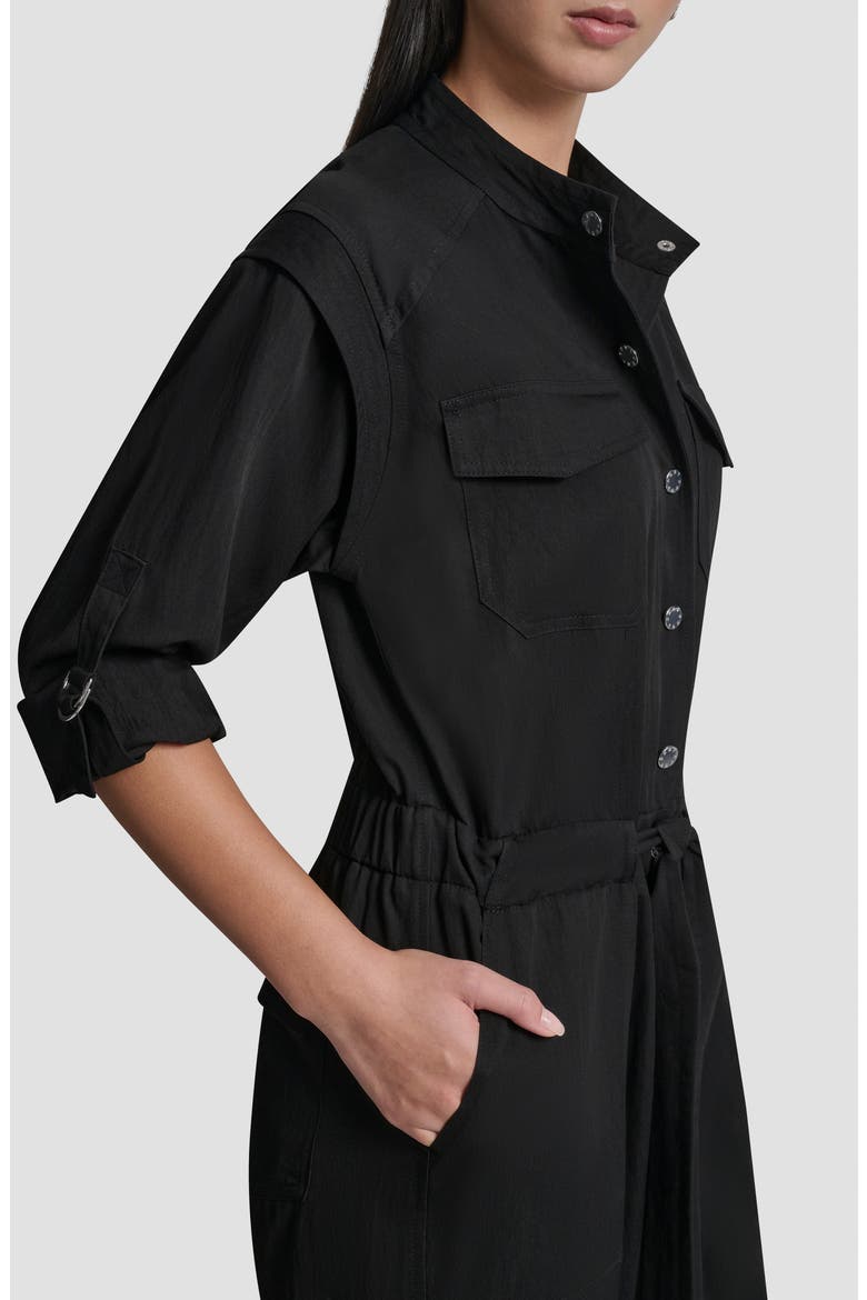 Long Sleeve Jumpsuit, Alternate, color, BLACK