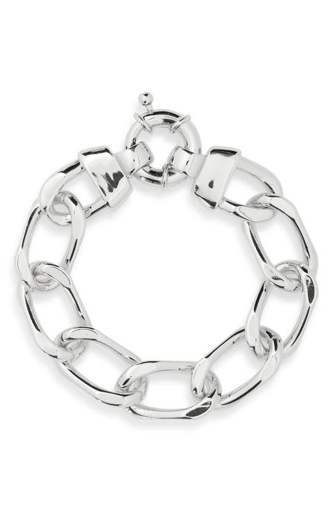 Large Oval Chain Link Bracelet