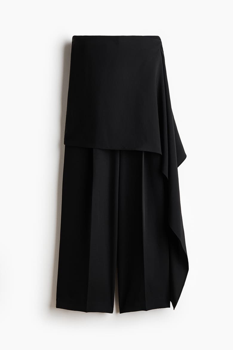 H&M Tailored Skirt-layered Trousers (Women) | Nordstrom