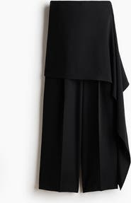 H&M Tailored Skirt-layered Trousers