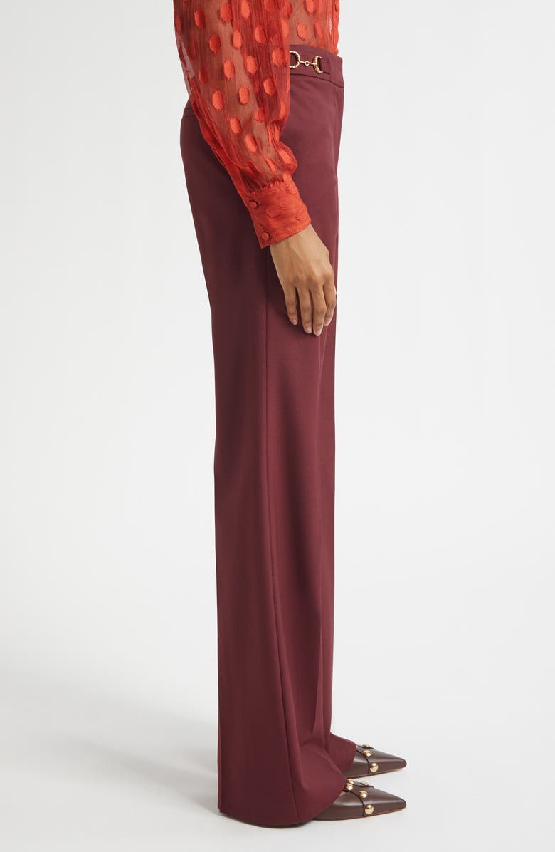 Ulla Johnson Quartier Mid Rise Pants, Alternate, color, Bordeaux