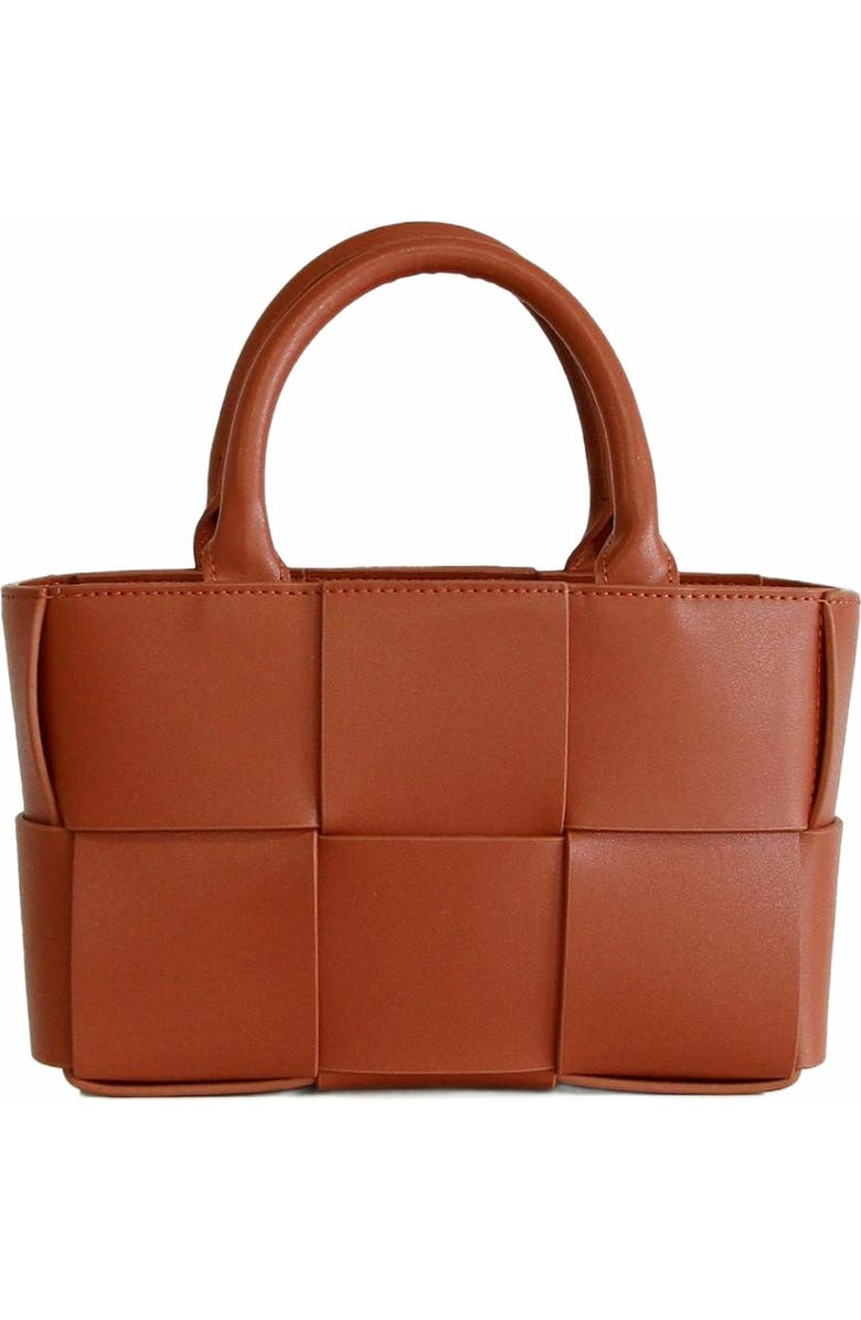 Belle & Bloom Little Love Woven Crossbody Bag, Alternate, color, Camel