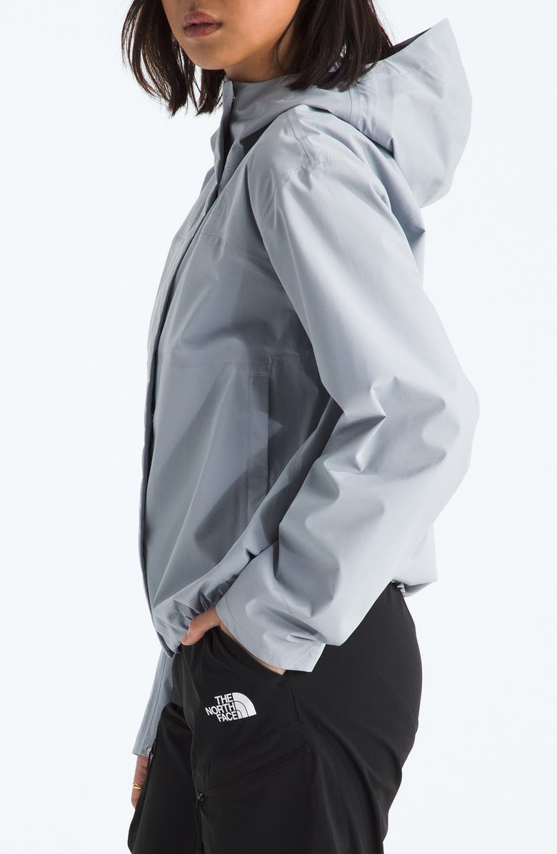 The North Face Voyage Rain DRYVENT<sup>™</sup> 3L Hooded Jacket, Alternate, color, Frost Grey
