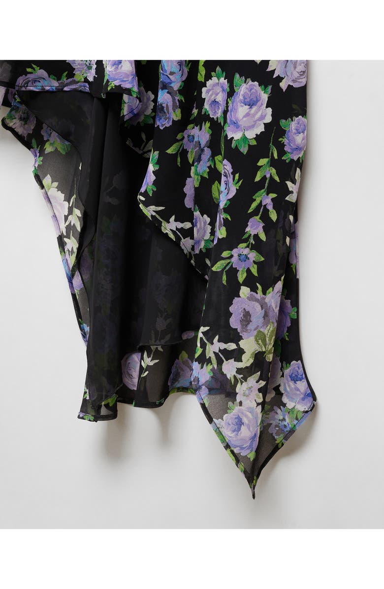 MANGO Salma Asymmetric Long Sleeve Dress, Alternate, color,