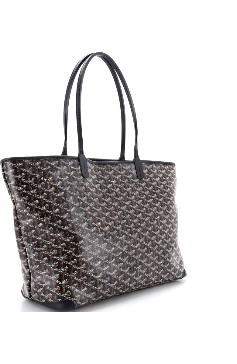 Pre-Owned Goyard Artois Tote Coated Canvas MM, Alternate, color, Black