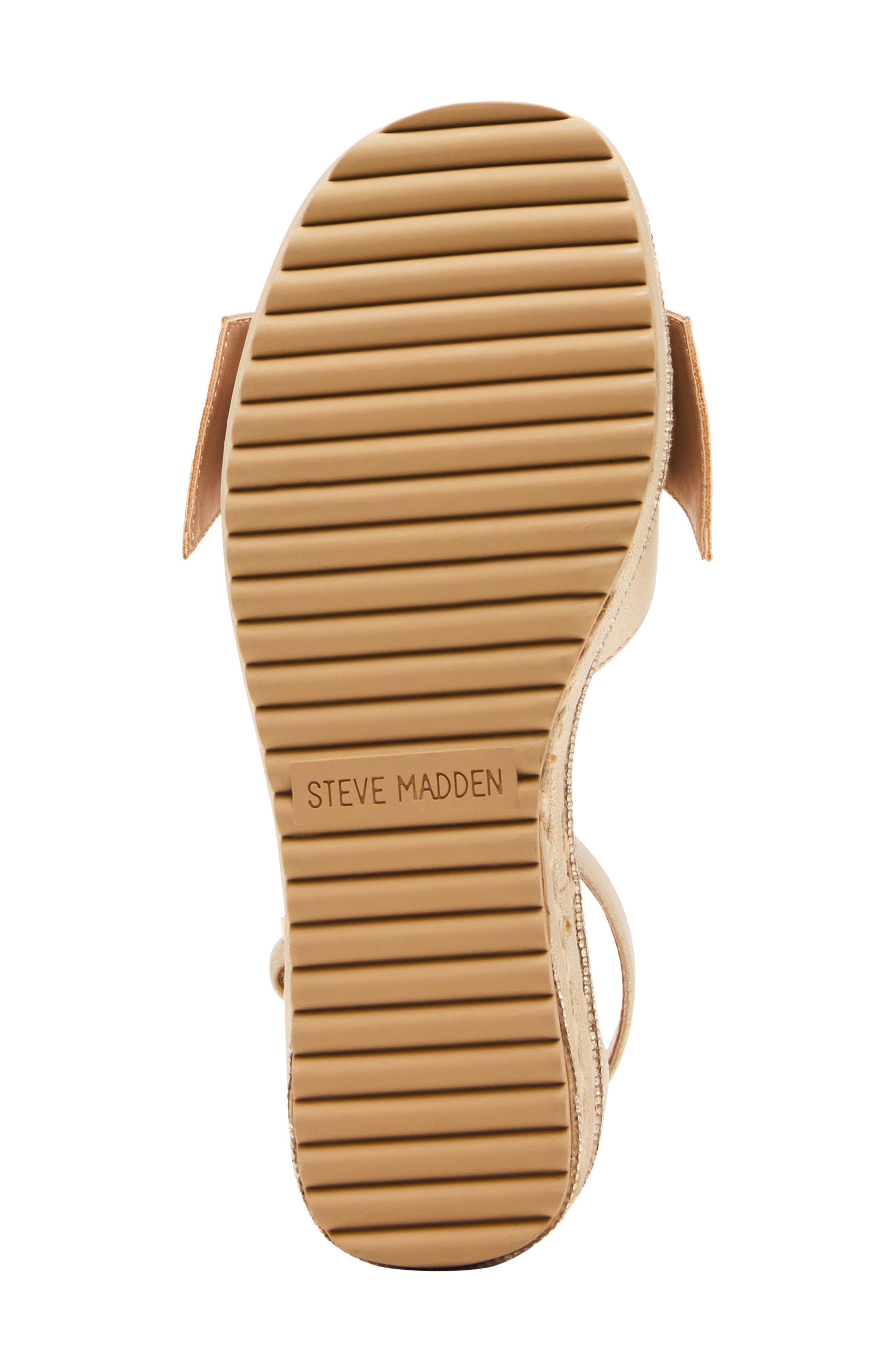 Steve Madden Kids' Lucille Ankle Strap Platform Sandal, Alternate, color, Gold