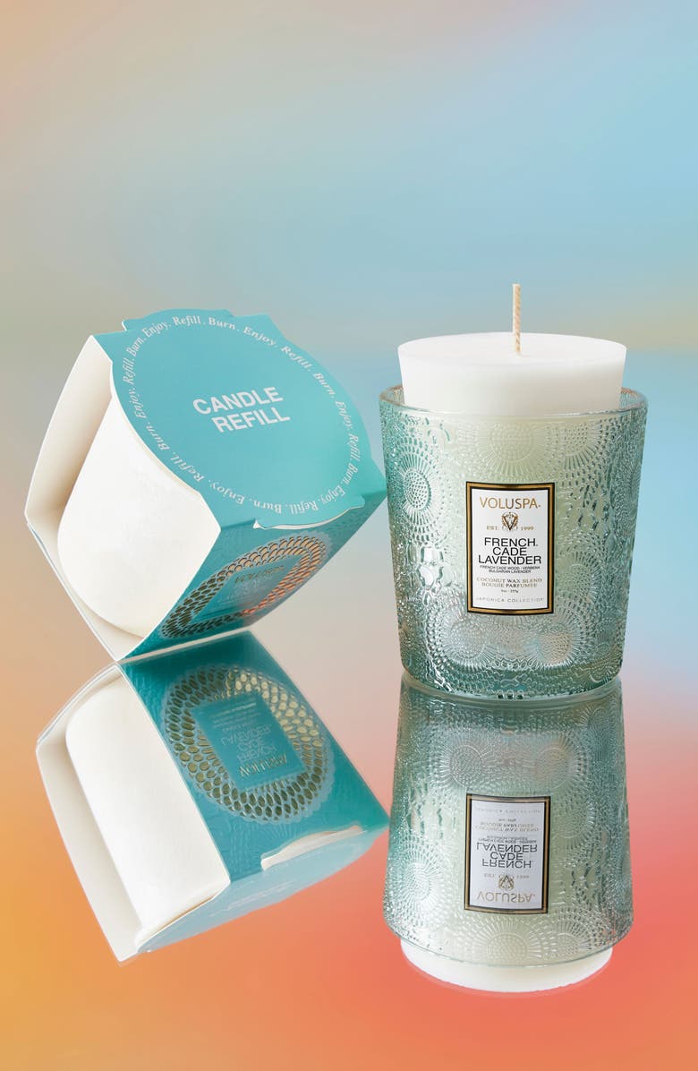 Voluspa French Cade Lavender Classic Candle Refill, Alternate, color, French Cade