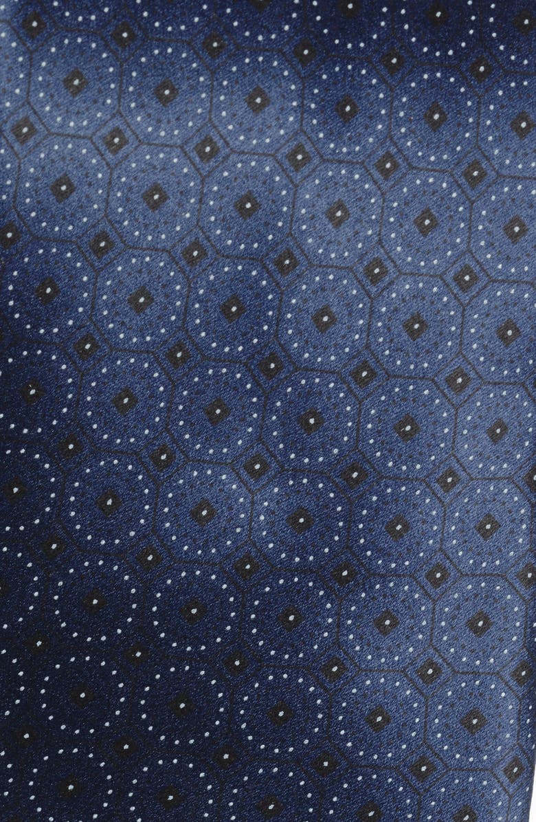 ZEGNA Ermenegildo Zegna Floral Medallion Silk Tie, Alternate, color,