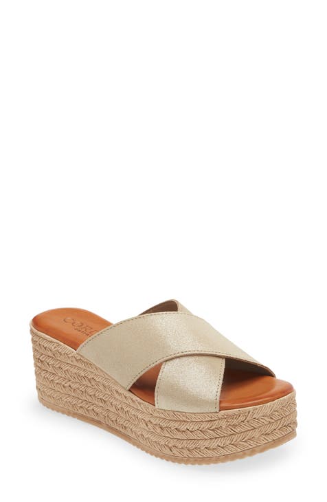 Women s Metallic Espadrille Sandals Nordstrom