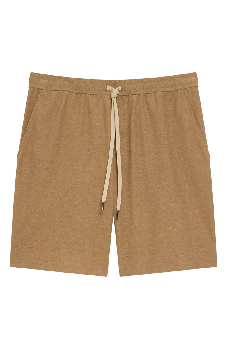 Theory Cotton Terry Cloth Drawstring Shorts, Alternate, color,