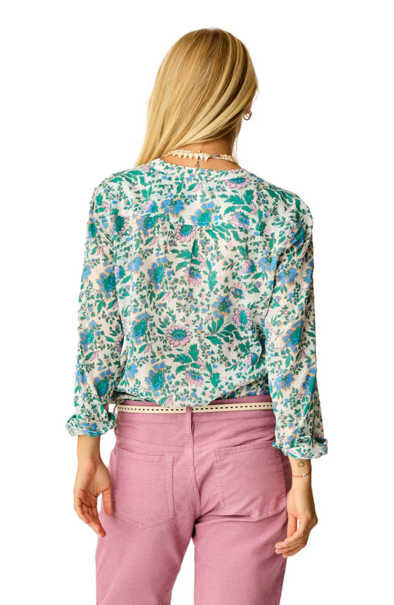 Carve Designs Dylan Gauze Tunic, Alternate, color, Cloud Multifloral