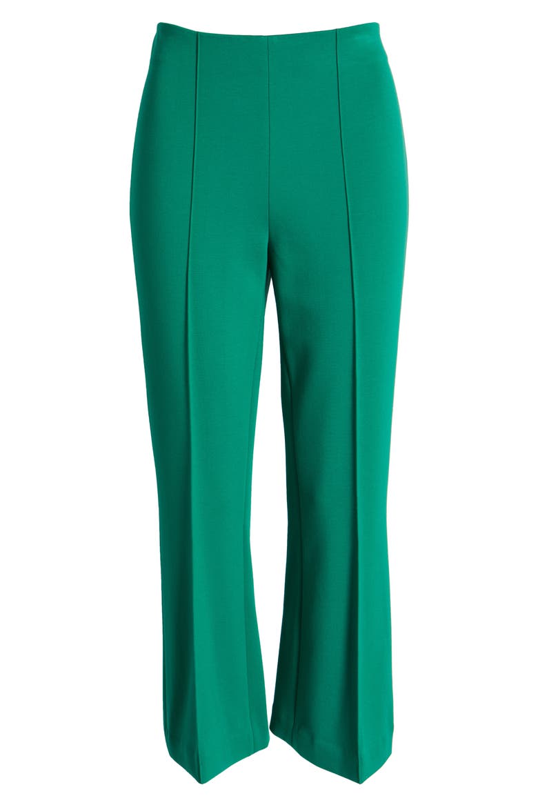 Irina Kick Flare Pants, Alternate, color, DEEPGREEN