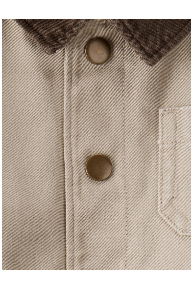 Kids' Organic Cotton Twill Jacket, Alternate, color, KHAKI