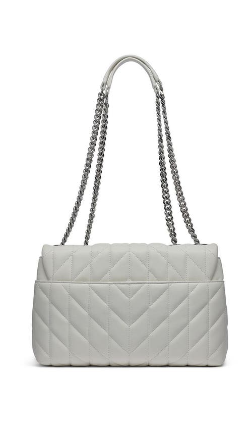 Karl Lagerfeld Paris Lafayette Shoulder In Winter White/silver