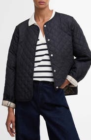 Barbour Cashel Collarless Quilted Jacket