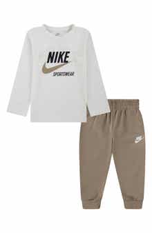 Nike Kids' Retro Just Do It Long Sleeve T-Shirt & Joggers Set