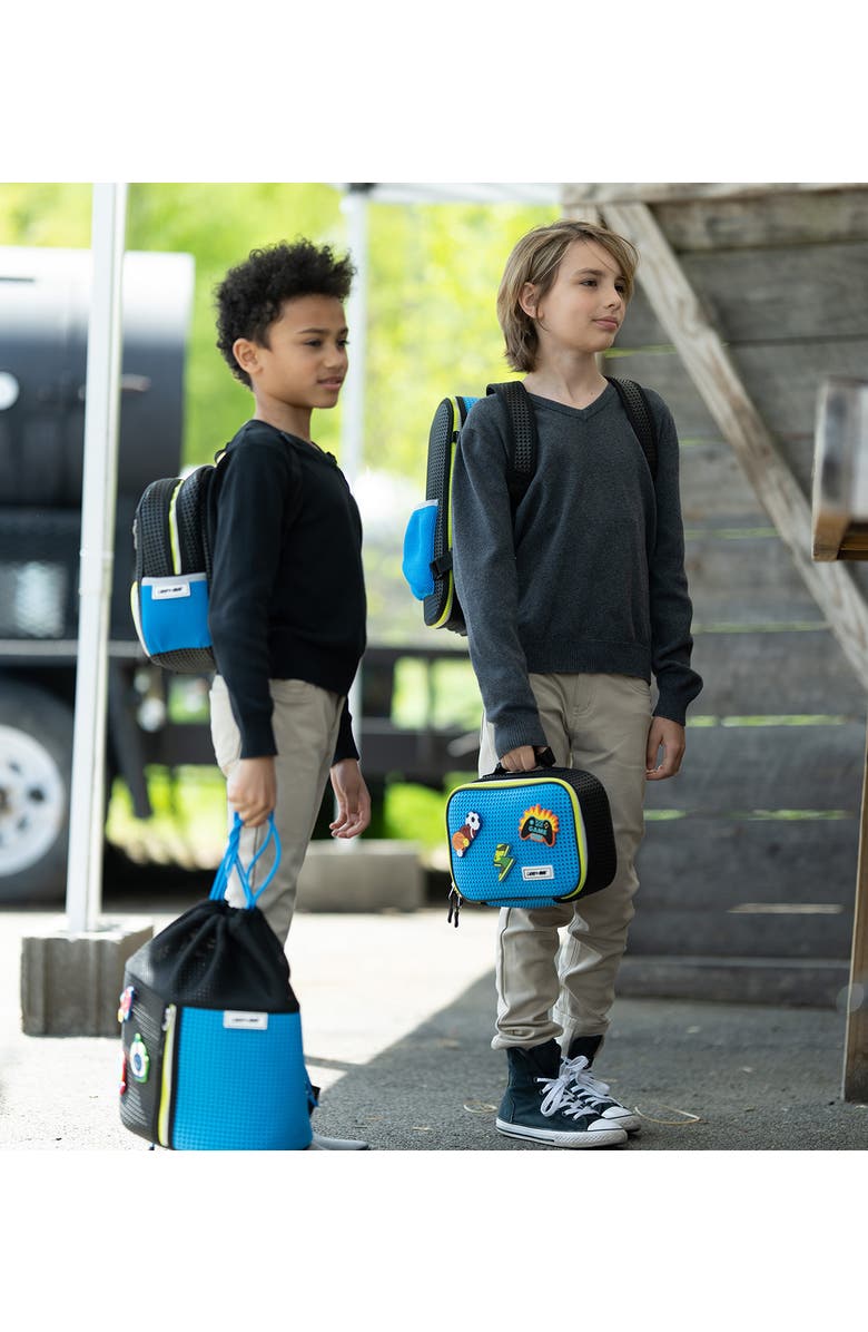 Light+Nine Electric Blue Water Resistant Lunch Tote, Alternate, color,