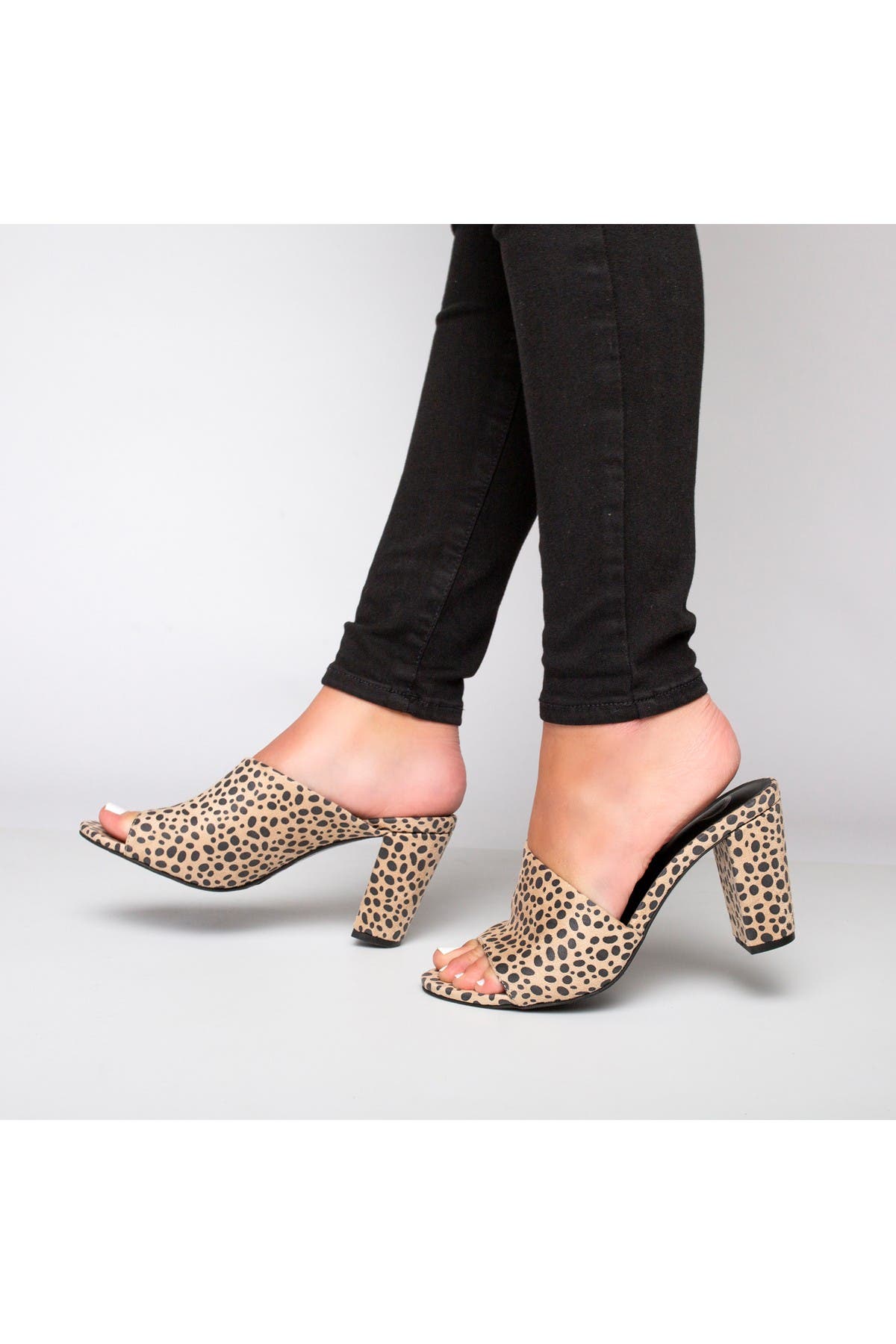 Journee Collection Allea Slide Sandal, Alternate, color, Blackdnu