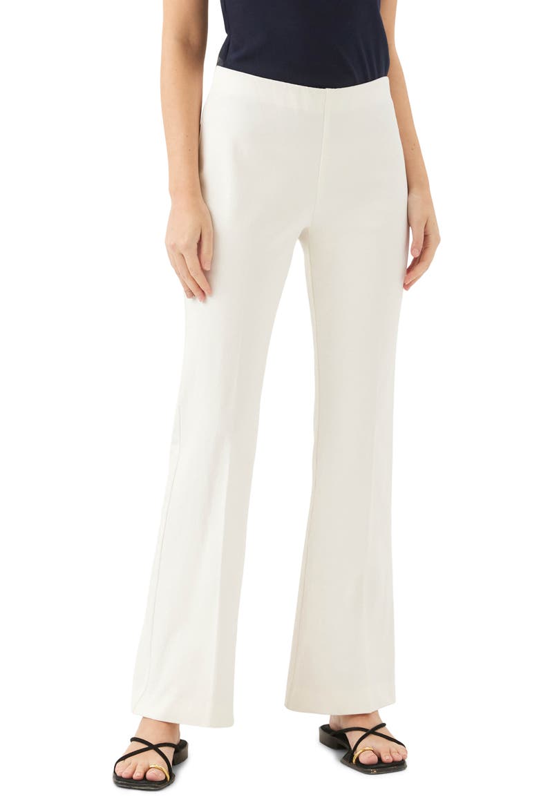 City Bootcut Pants, Main, color, OFF WHITE