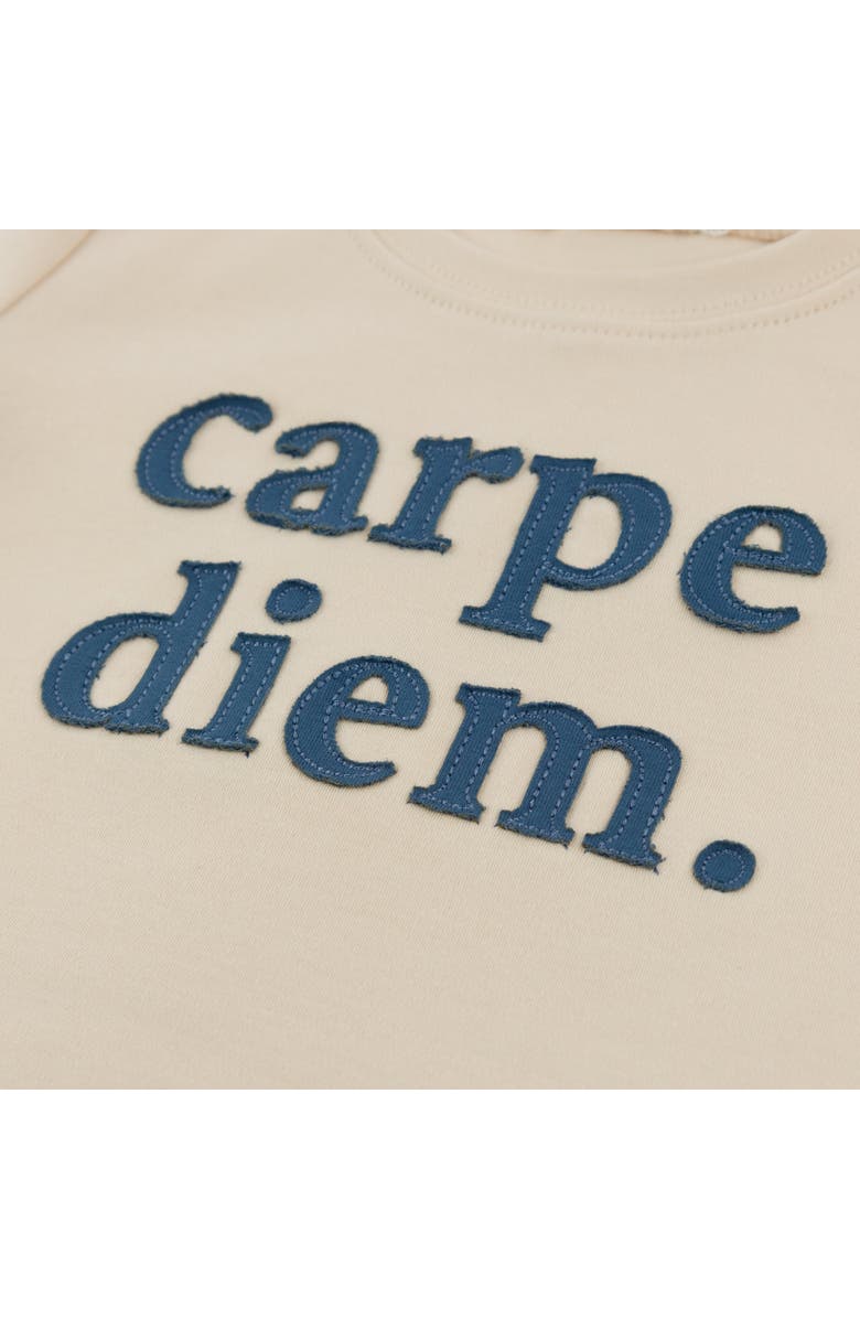oh baby! Carpe Diem Raw Edge T-Shirt, Alternate, color, Natural