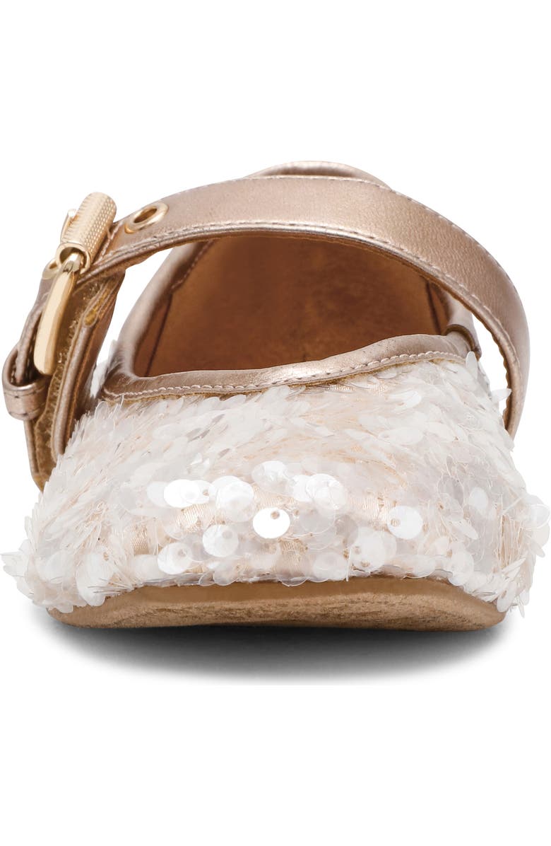 DV by Dolce Vita Kids' Bonnie Mary Jane Flat, Alternate, color, Gold Shiny