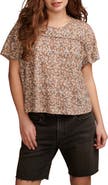 Lucky Brand Braided Dolman Sleeve T-Shirt