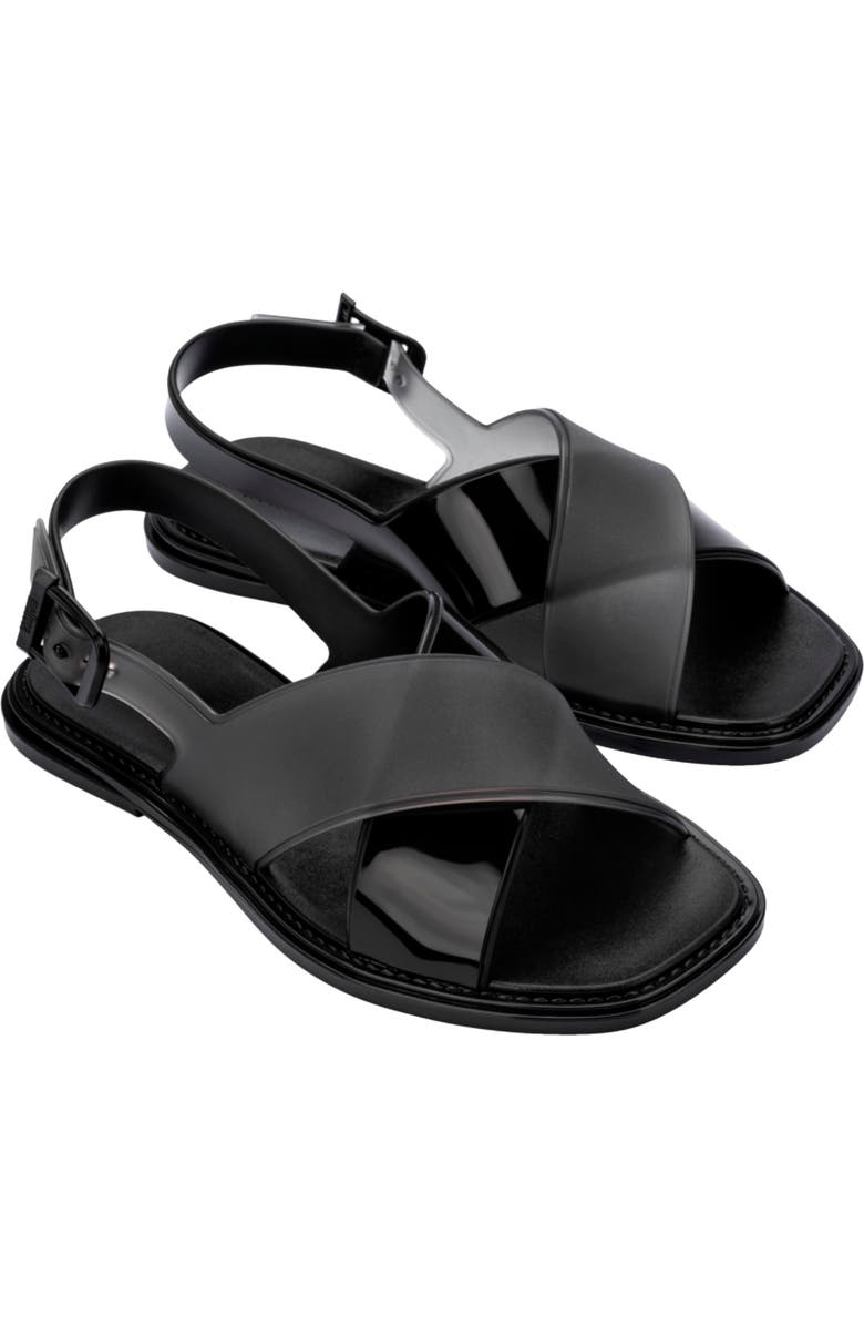 Melissa Cleo Slingback Sandal, Main, color, Black