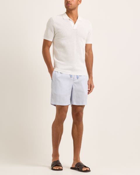 Roddy Tailored Fit Open Mesh Stitch Polo Shirt