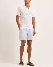 Orlebar Brown Roddy Tailored Fit Open Mesh Stitch Polo Shirt