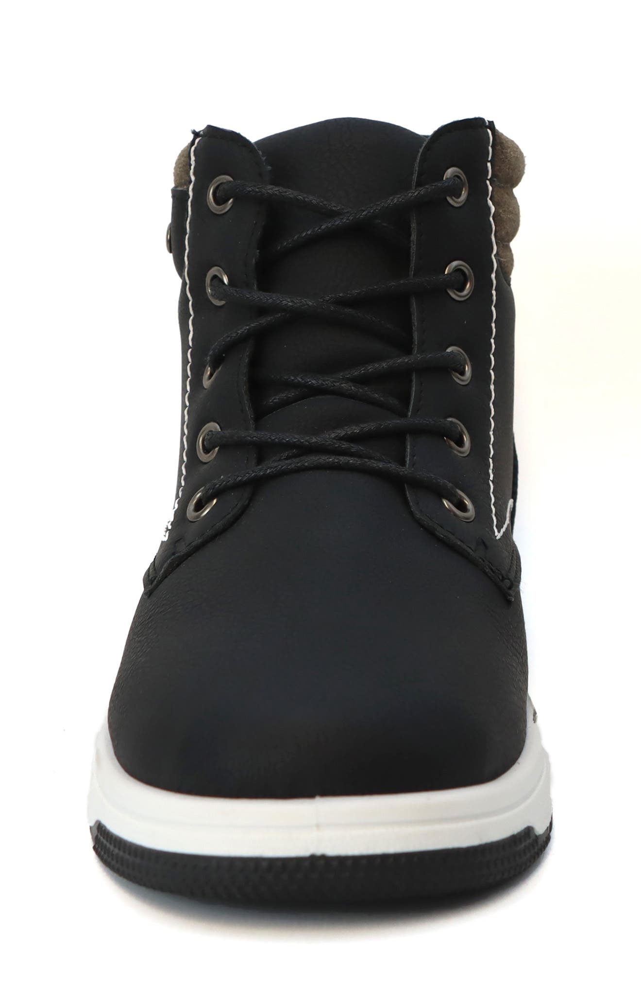 Kids' Kay High Top Sneaker, Alternate, color, BLACK