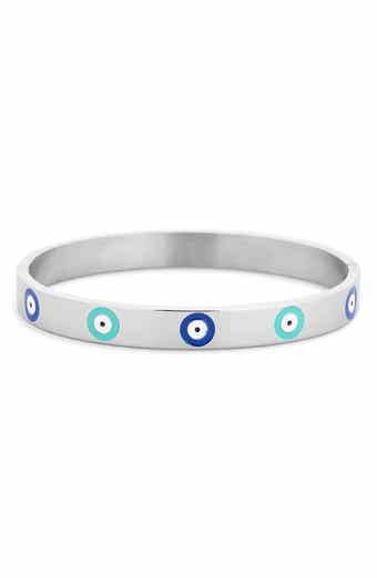 EYE CANDY LOS ANGELES Men's Thiago Evil Eye Cuff Bracelet