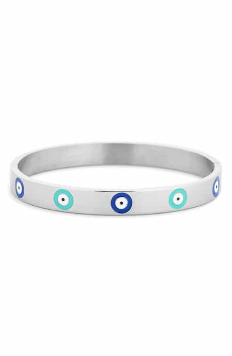 EYE CANDY LOS ANGELES Men's Thiago Evil Eye Cuff Bracelet