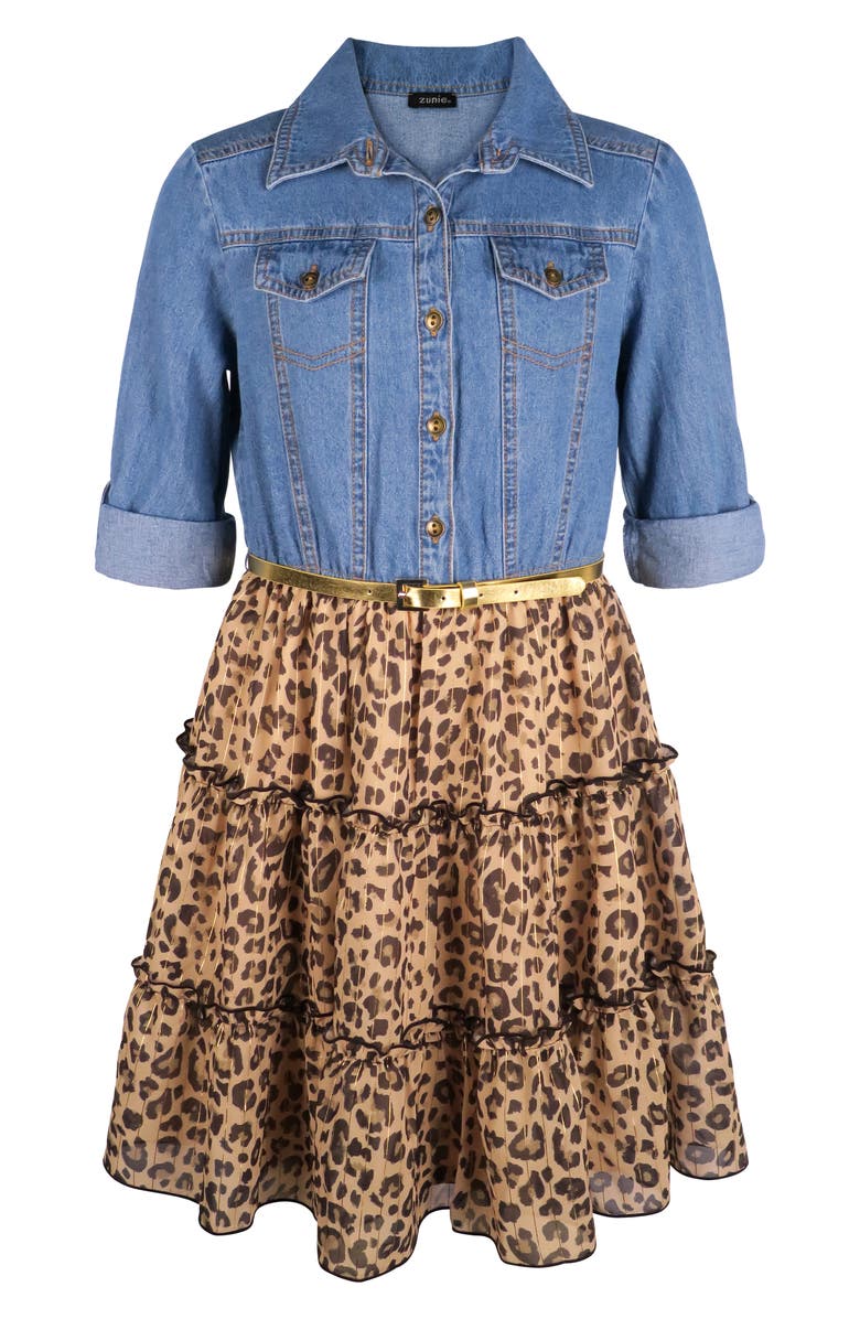 Robe Tutu Pour Fille ZUNIE - Imprimé Chat - Taille 6 - Marron - Neuf Sans étiquettes