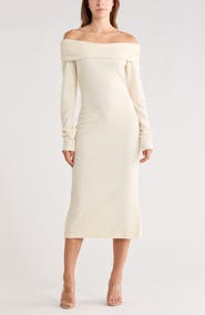 AREA STARS Bailey Off the Shoulder Dress