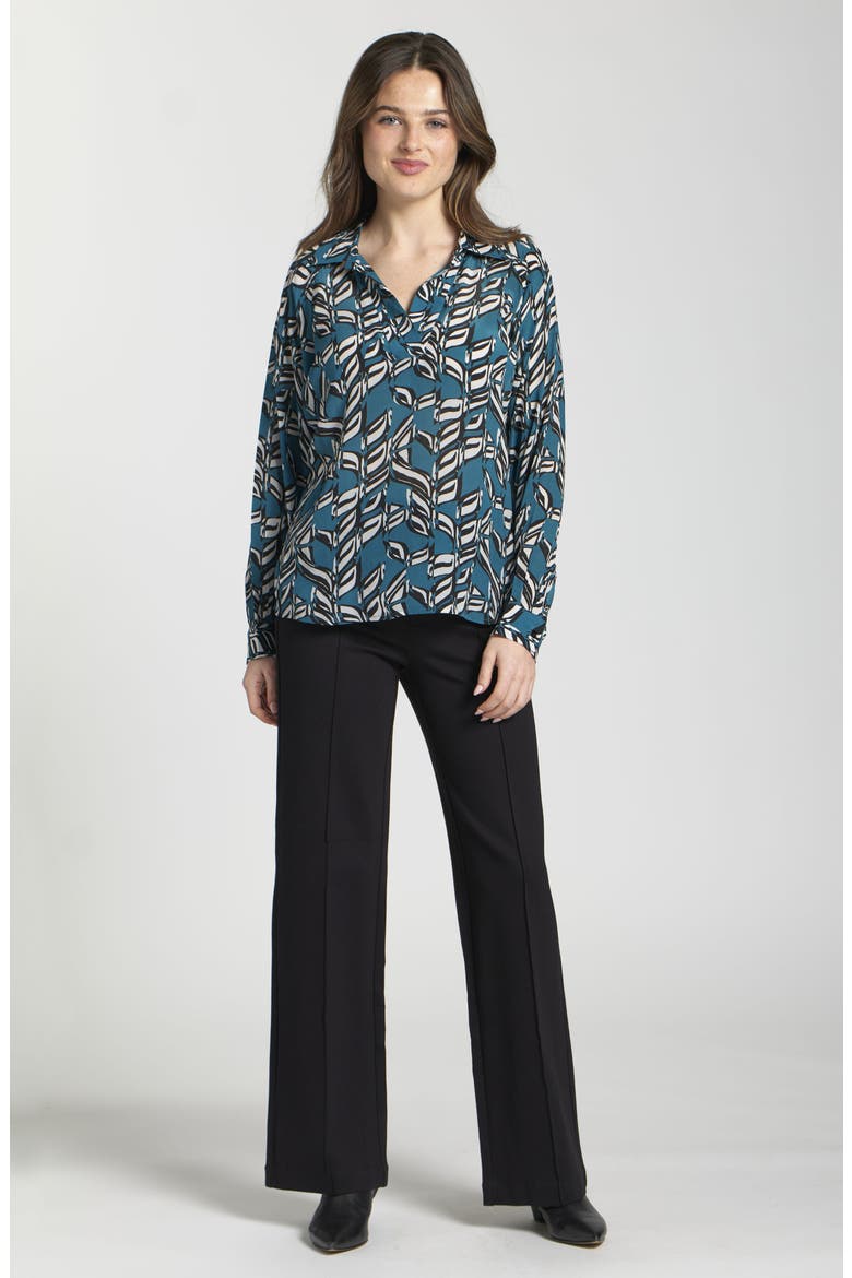 Long Sleeve Shirt, Alternate, color, TEAL