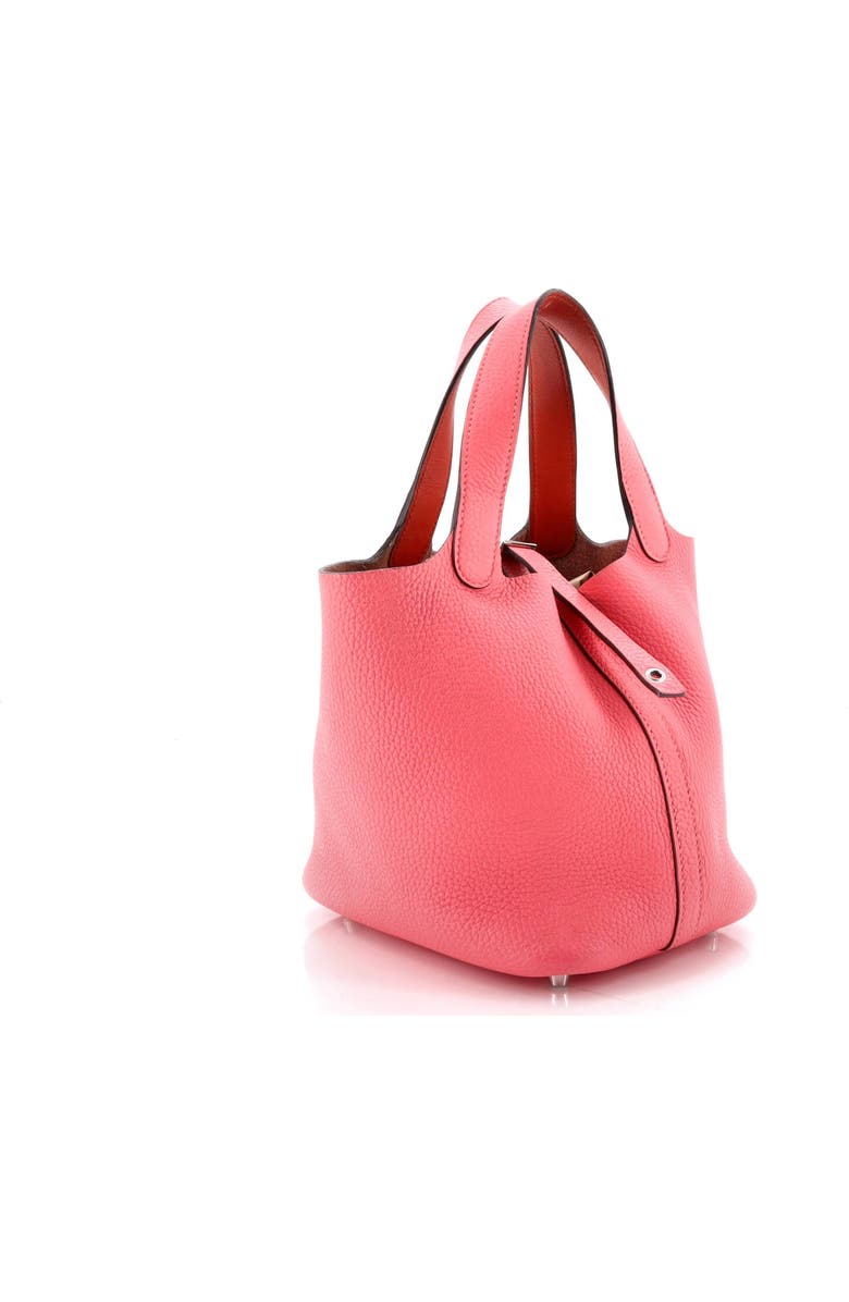 Pre-Owned Hermes Eclat Picotin Lock Bag Clemence PM, Alternate, color, Rose Azalee