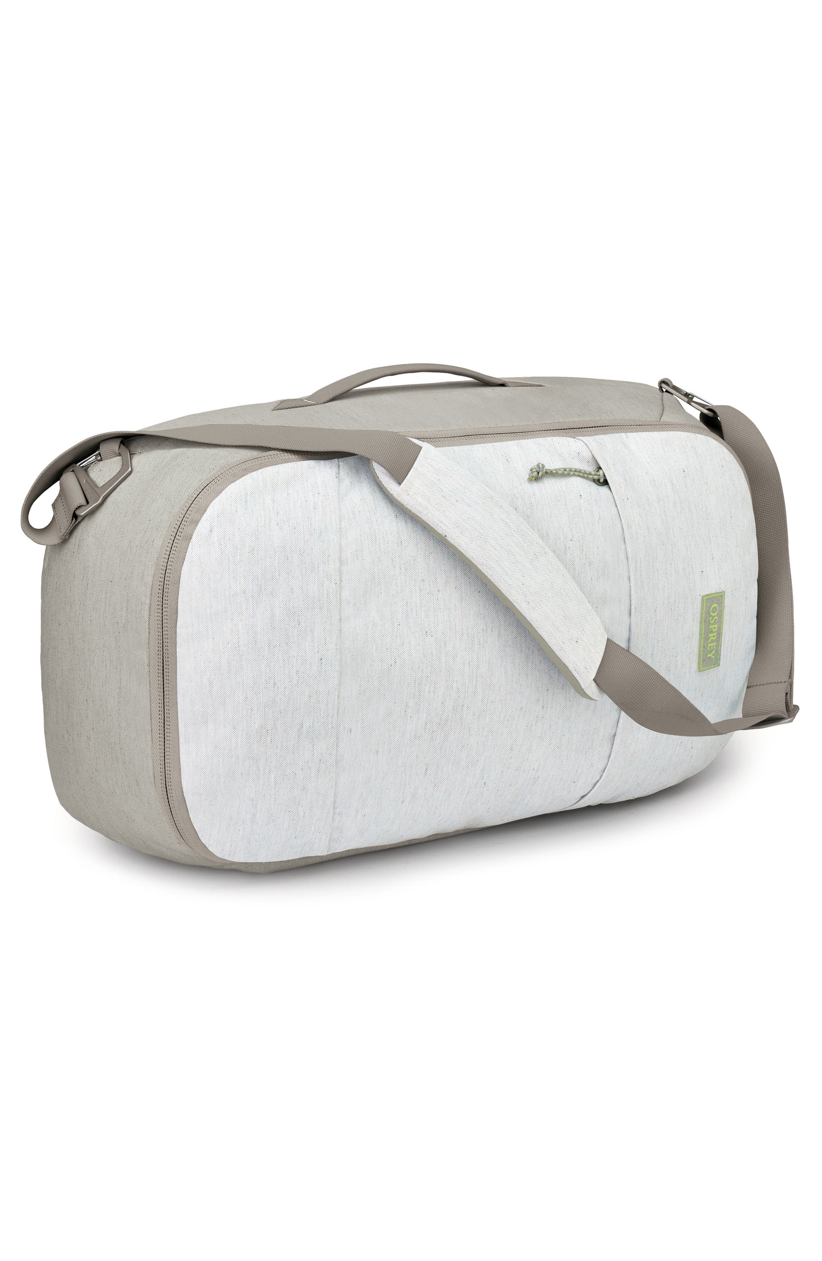 Osprey Arcane Water Repellent Duffle Backpack, Alternate, color, Pediment Grey Block