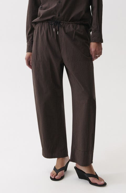 Theo Cotton Drawstring Pants