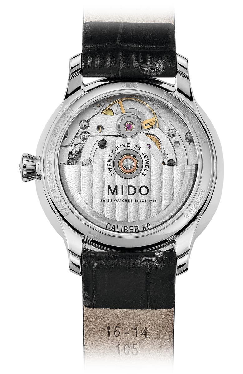 MIDO Baroncelli II Automatic Diamond Bracelet Watch, Alternate, color,