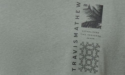 Travismathew Global Pass Graphic T-shirt In Gray