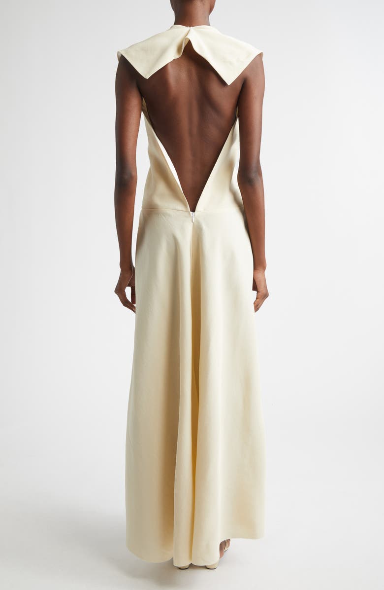 Diotima Sailor Backless Dress, Alternate, color, Ecru