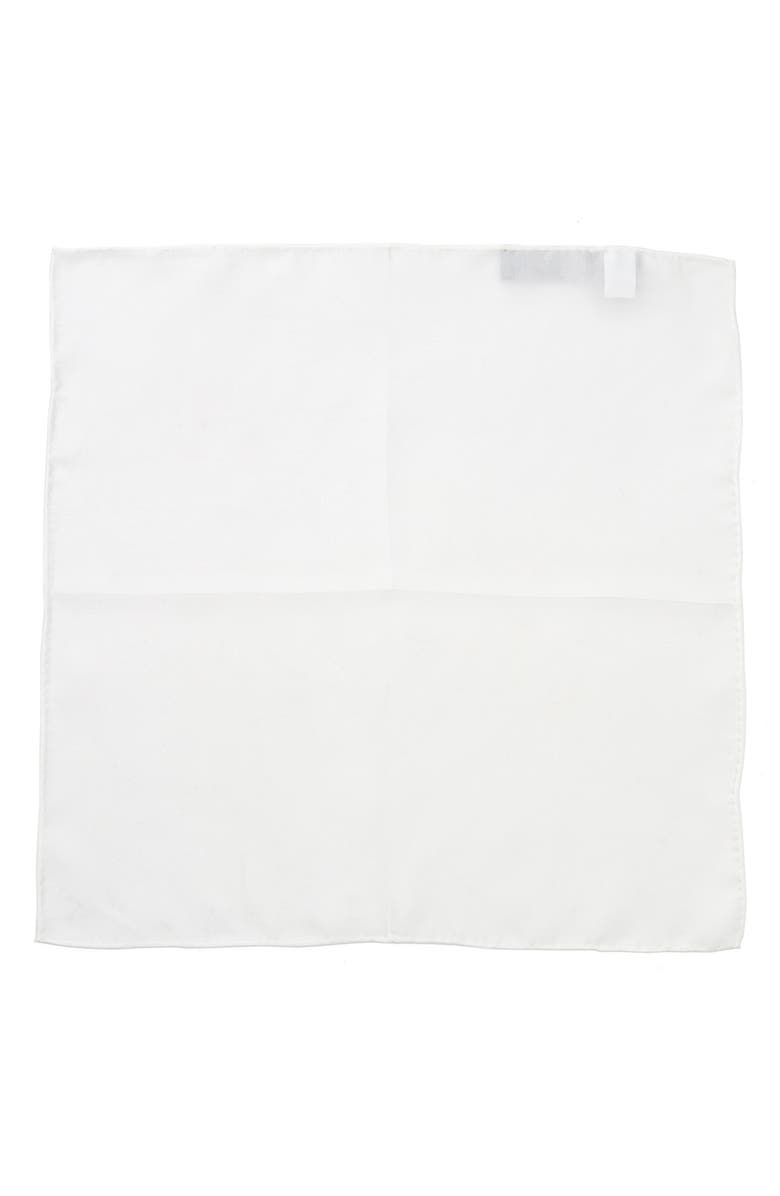 Cufflinks, Inc. Silk Pocket Square, Alternate, color, White