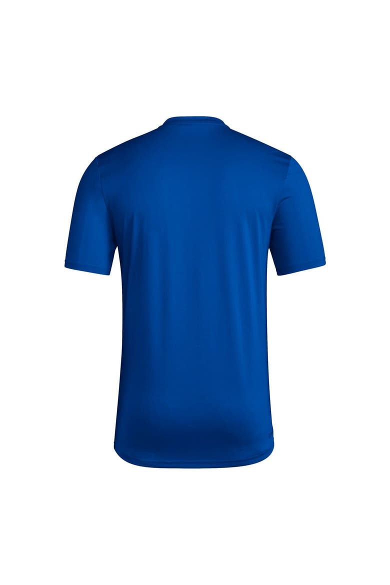 Men's adidas  Royal Kansas Jayhawks Locker Local Impression AEROREADY T-Shirt, Alternate, color, Royal