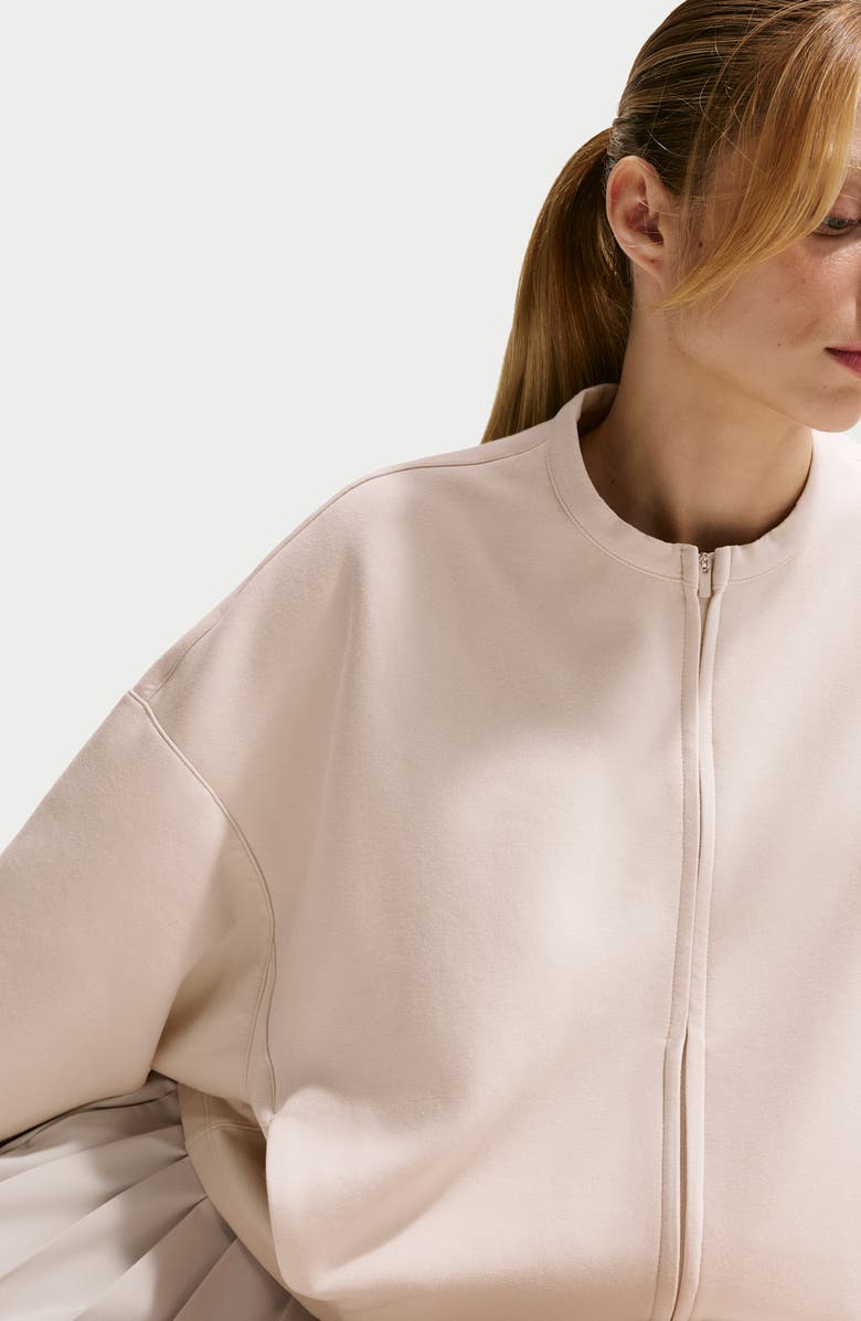 Nike W NK 24.7 DF SOFT KNT FULL ZIP, Alternate, color, 104 Light Orewood Brown