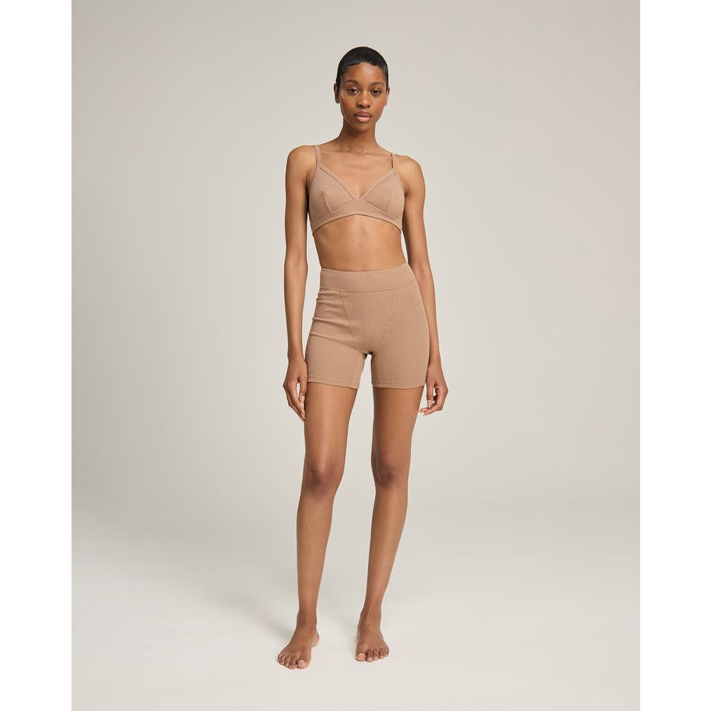 Nudea The Organic Cotton Boyfriend Boxer In Brown