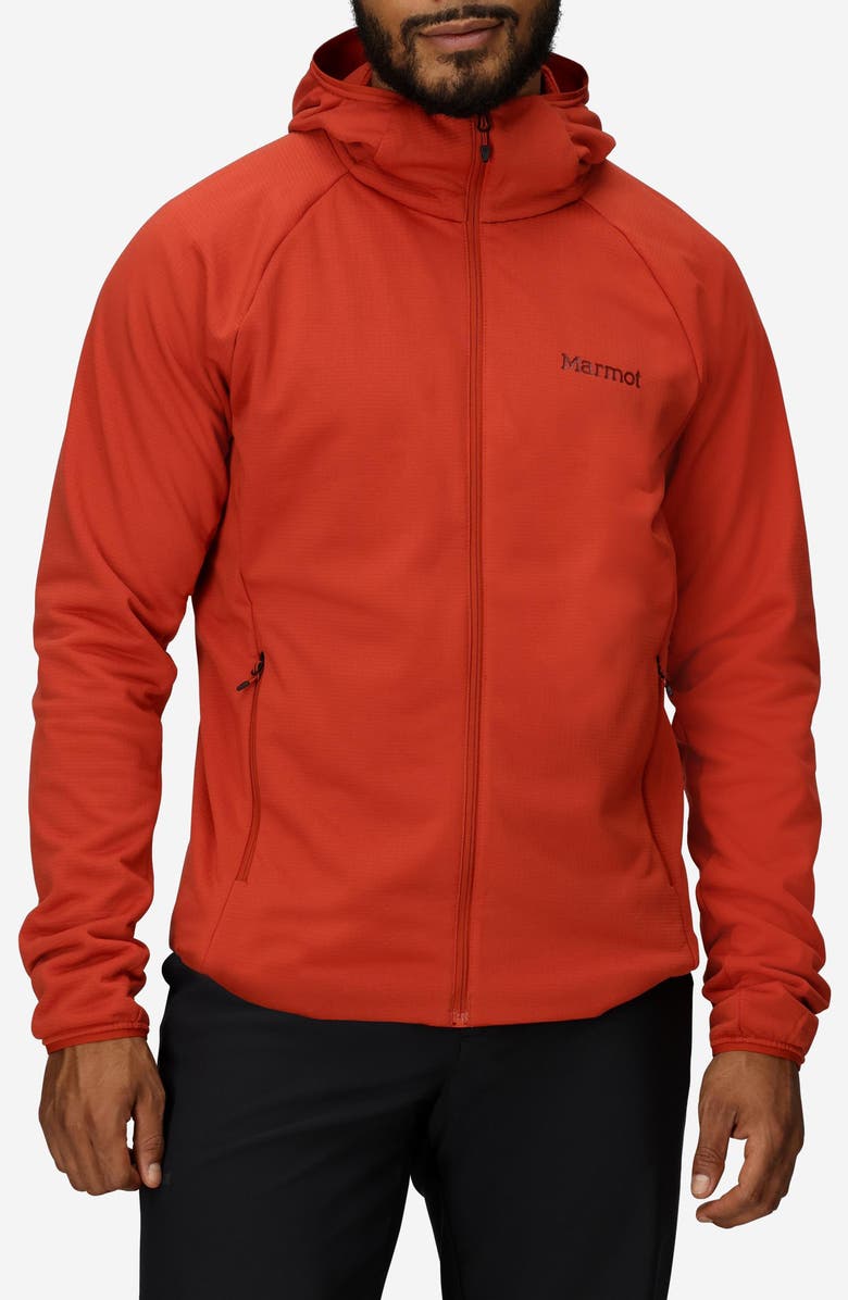 Marmot Leconte Full Zip Hoodie, Main, color, Sumac
