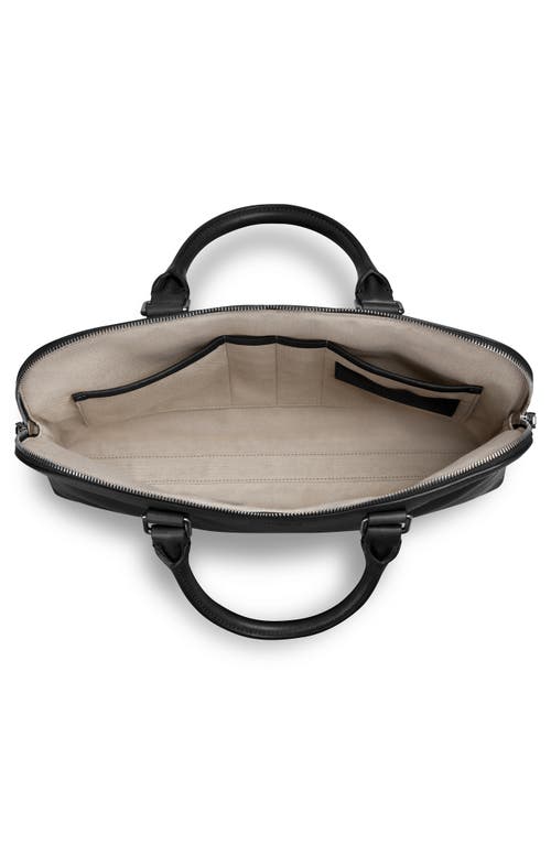 Shinola Portfolio Leather Briefcase In Black